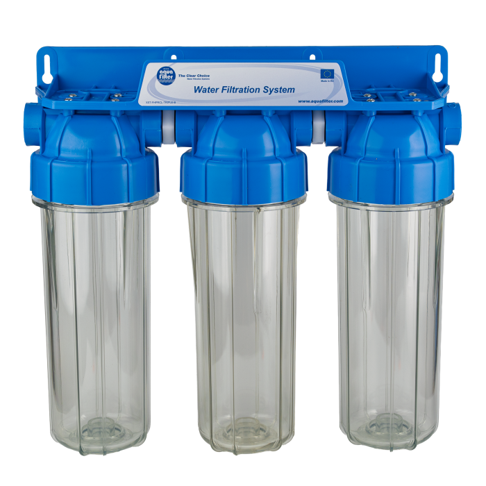 Триступінчастий магістральний фільтр Aquafilter FHPRCL1-B-TRIPLE