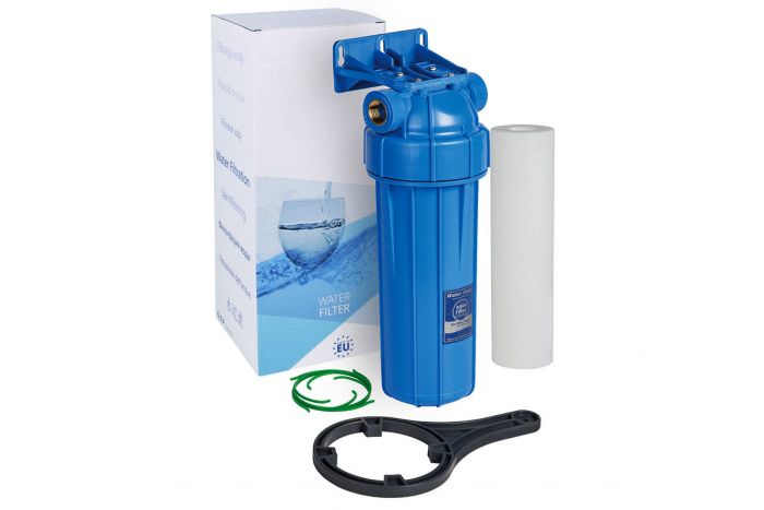 Корпус фільтра з клапаном FHPRN12-B1-AQ, синя кришка та корпус, в наборі