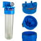 Корпус фильтра прозрачный Big Blue 20" с манометром AHB-FH20CBG