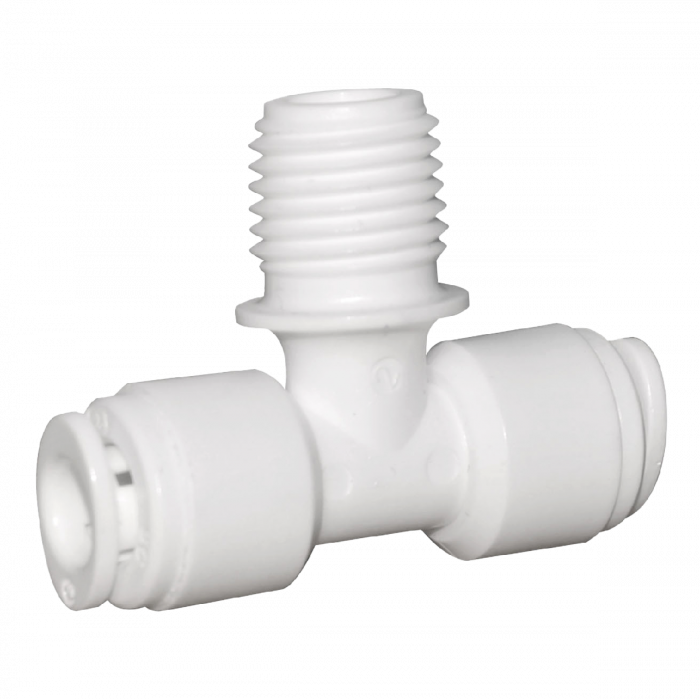 Тройник соединительный Aquafilter AQ-A4MBT4-W (1/4" QC х 1/4" наружная резьба x 1/4" QC)