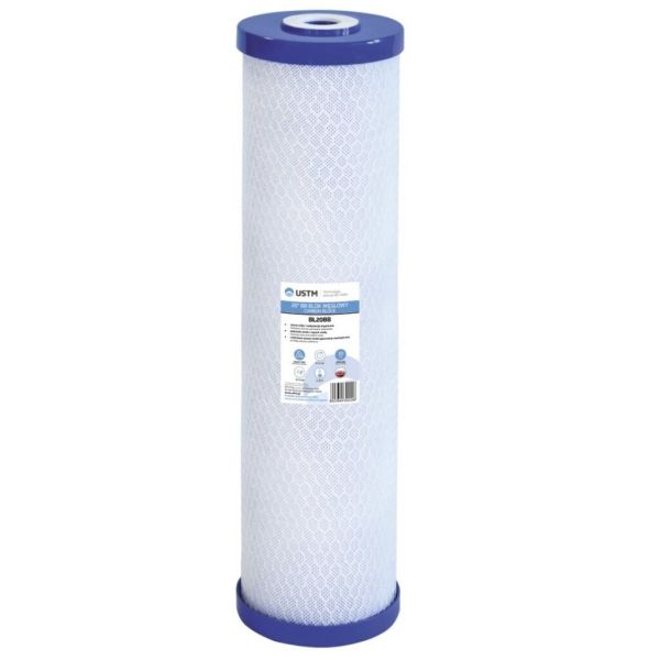 Картридж из прессованного активированного угля Big Blue 20" (BL20BB) (USTM)