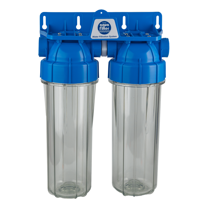 Двоступінчастий магістральний фільтр Aquafilter FHPRCL12-B-TWIN